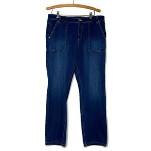 Michael Kors Izzy Straight Leg Denim Jeans Women’s Size 14